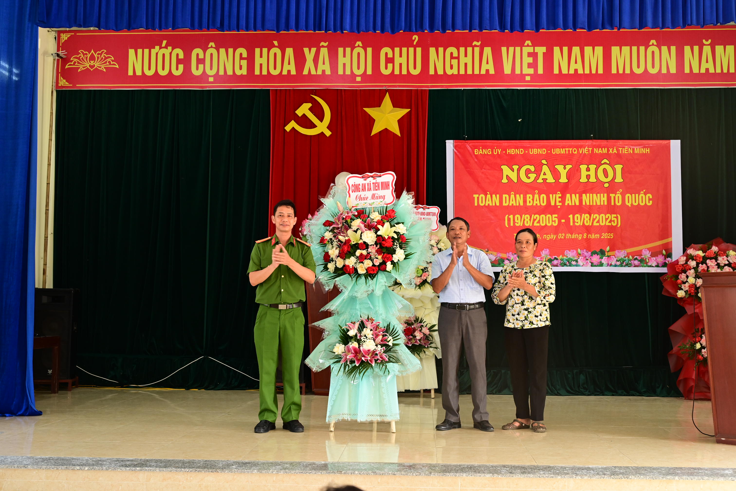 Xã Tiên Minh: Tổ chức ngày hội toàn dân bảo vệ an ninh Tổ quốc điểm tại Thôn 4
